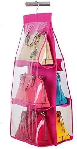 6 Pocket PVC Storage Organizer Hanging Bags - Hook2Cart