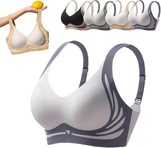 Lifting Anti Sagging Wire Free Push up Bra